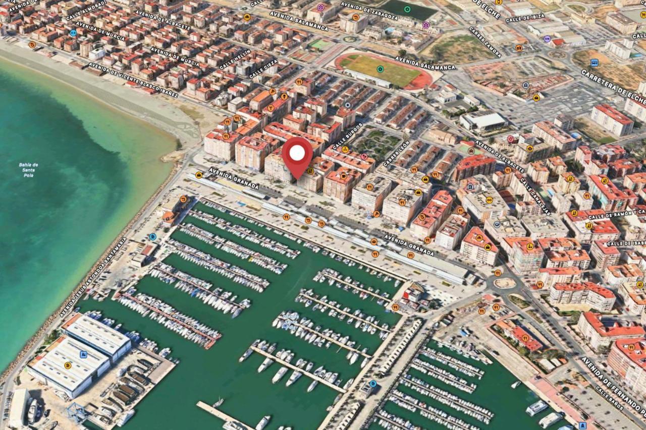 Nuevo A Estrenar. Vistas Al Mar, Terraza, Ascensor Apartment Santa Pola Bagian luar foto